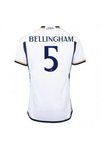 Real Madrid Jude Bellingham #5 Fotballdrakt Hjemme Klær 2023-24 Korte ermer